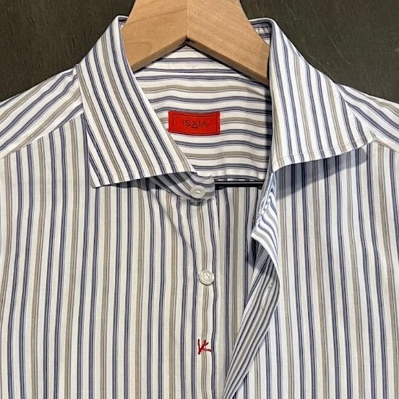 Isaia Other - $695 Isaia Napoli Dress Shirt Men's Size 16/41 - Pristine!